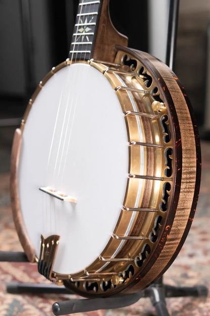 OME Banjos Gold Hill Vintage Alpha 5-String Resonator Banjo with Hardshell Case