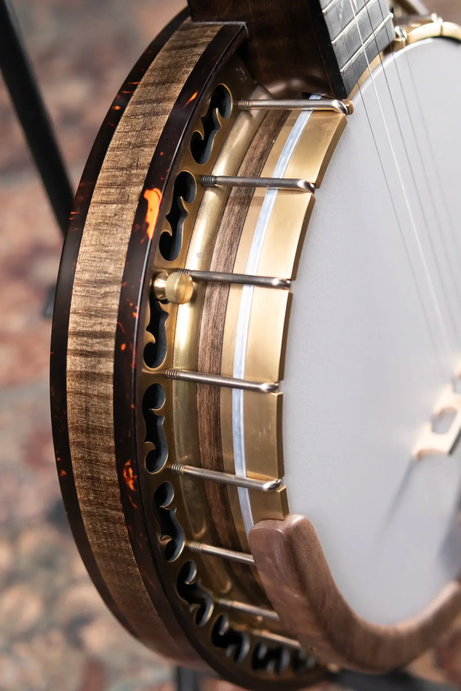 OME Banjos Gold Hill Vintage Alpha 5-String Resonator Banjo with Hardshell Case
