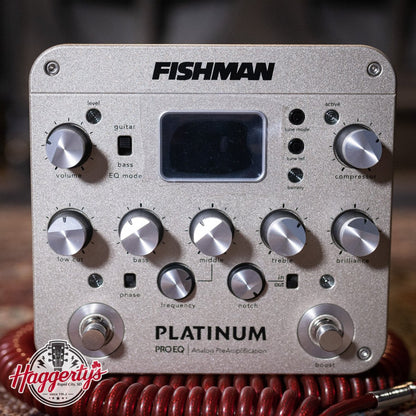 Fishman Platinum Pro EQ Acoustic Guitar Preamp Pedal - copy