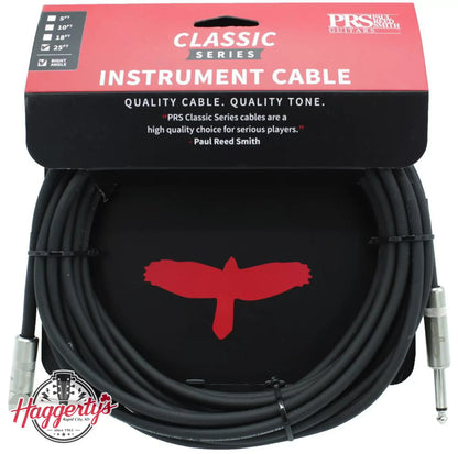 PRS 25ft Classic Instrument Cable Straight Right
