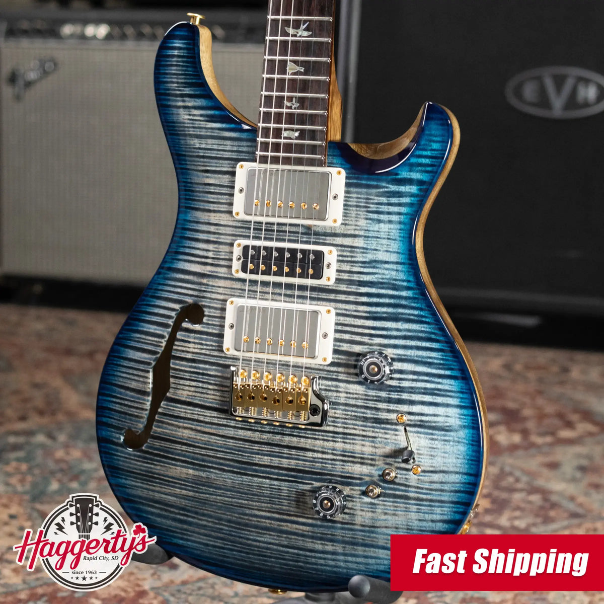 PRS 40th Anniversary Special Semi-Hollow Electric Guitar - Custom Color with Hardshell Case - Floor Model