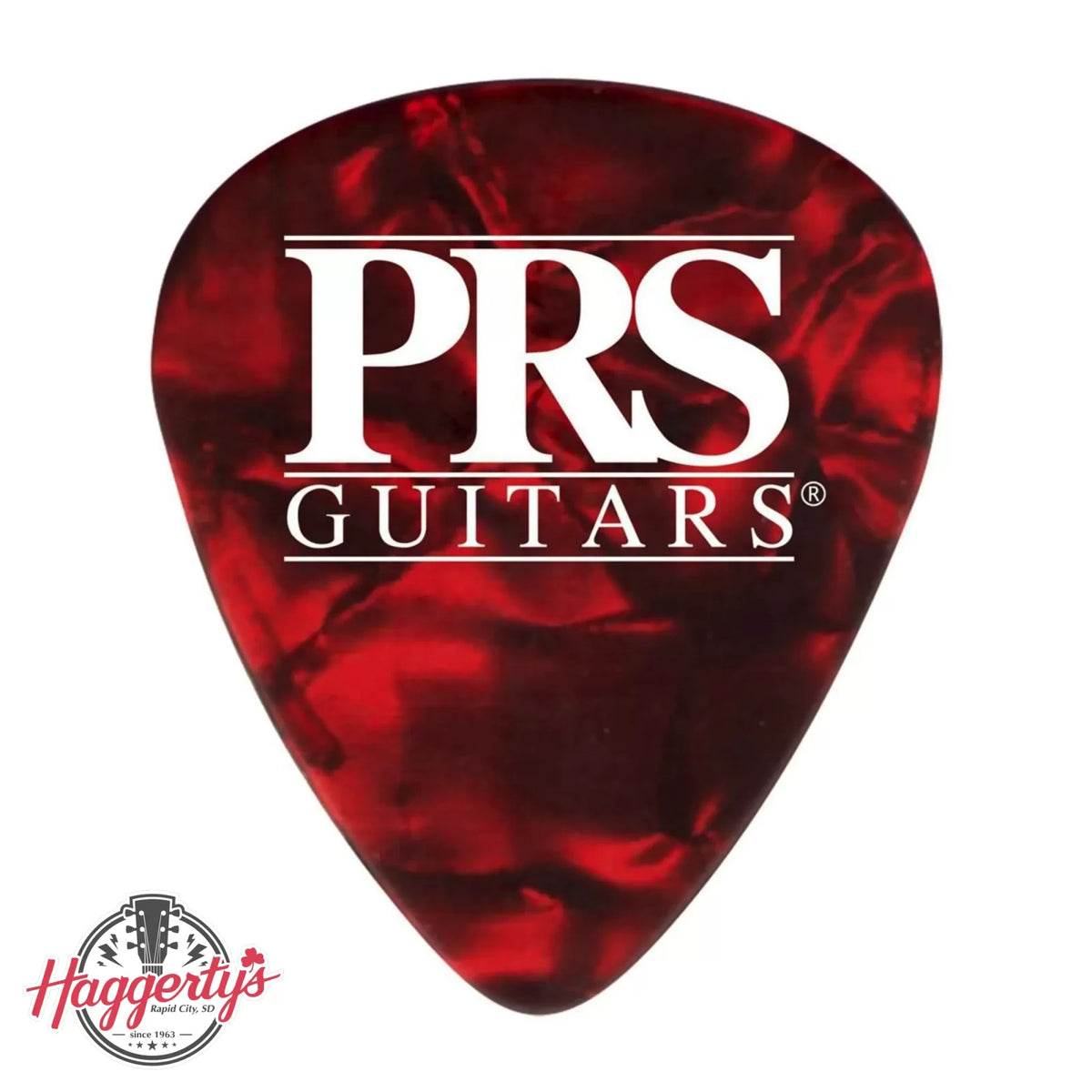 PRS Celluloid Picks - 12 Pack Red Tortoise Thin