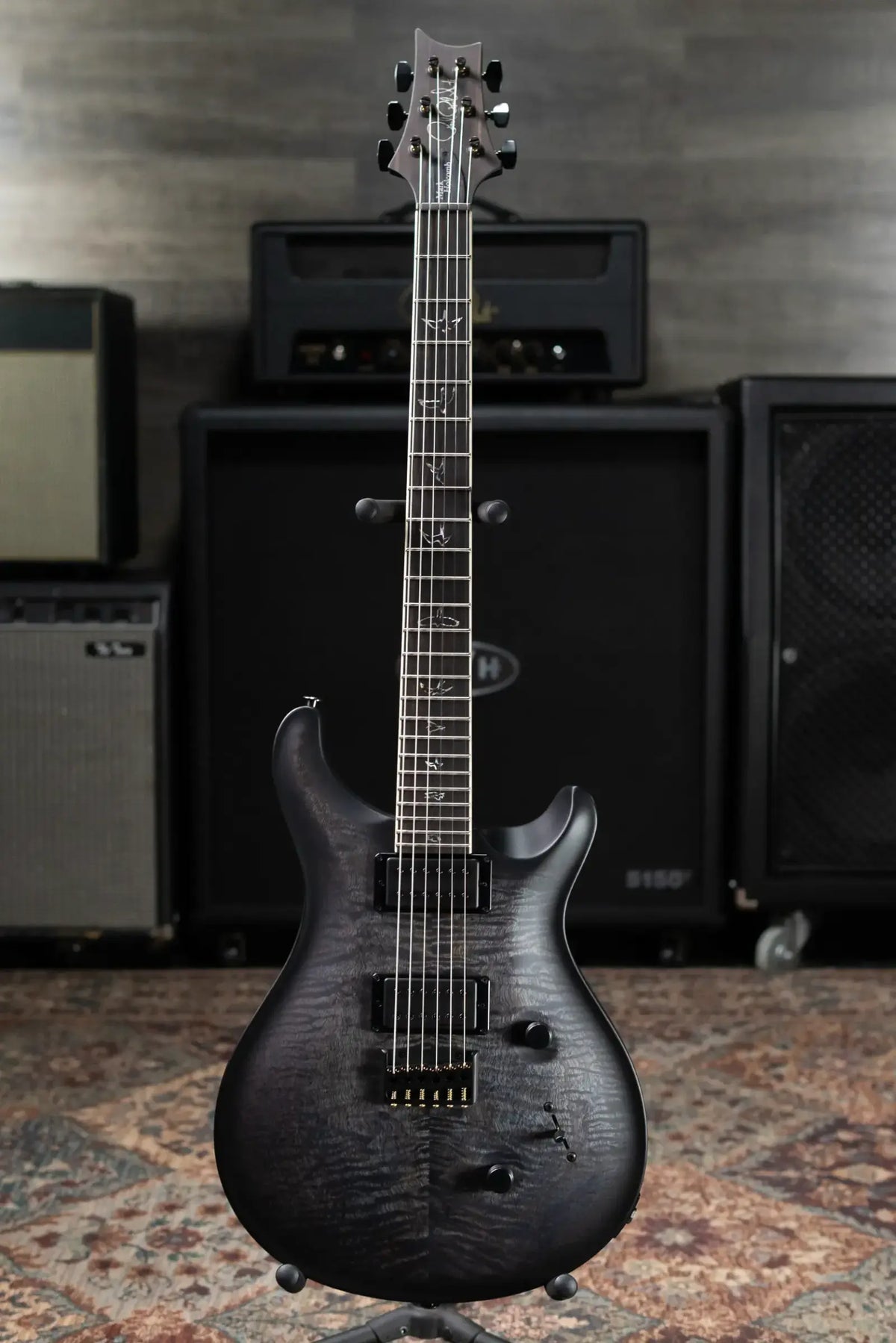 PRS Core Mark Holcomb Signature Electric Guitar - Purple Mist Wraparound Burst with Hardshell Case