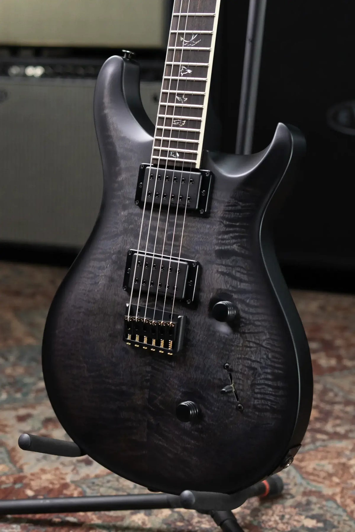PRS Core Mark Holcomb Signature Electric Guitar - Purple Mist Wraparound Burst with Hardshell Case