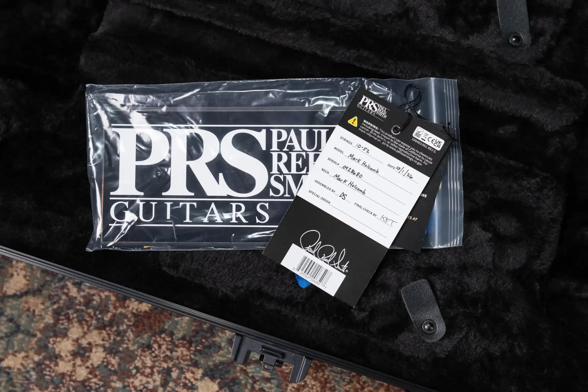 PRS Core Mark Holcomb Signature Electric Guitar - Purple Mist Wraparound Burst with Hardshell Case
