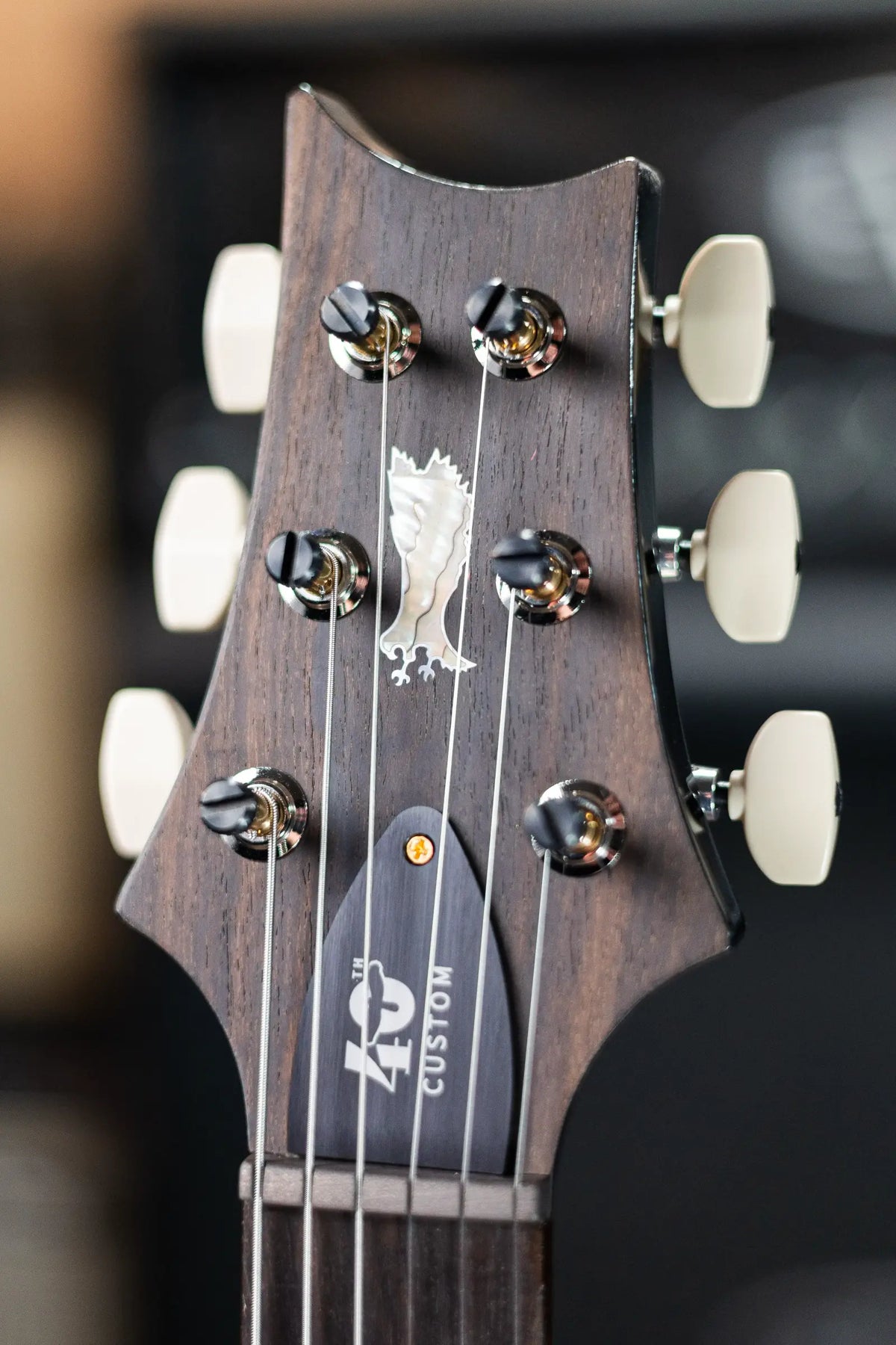 PRS Custom 24-08 Semi-Hollow 40th Anniversary Limited Edition Electric Guitar - Charcoal Wraparound Smokeburst with Hardshell Case