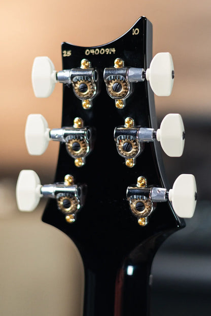 PRS Custom 24-08 Semi-Hollow 40th Anniversary Limited Edition Electric Guitar - Charcoal Wraparound Smokeburst with Hardshell Case