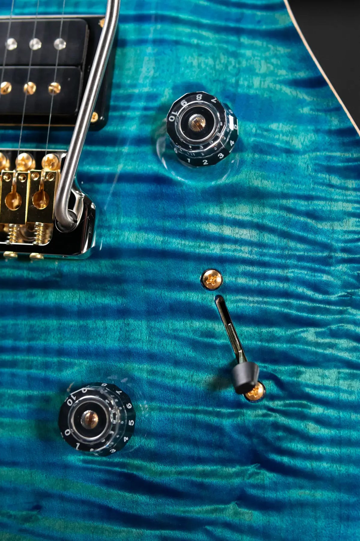 PRS Custom 24 10-Top Electric Guitar - Arctic Blue with Hardshell Case