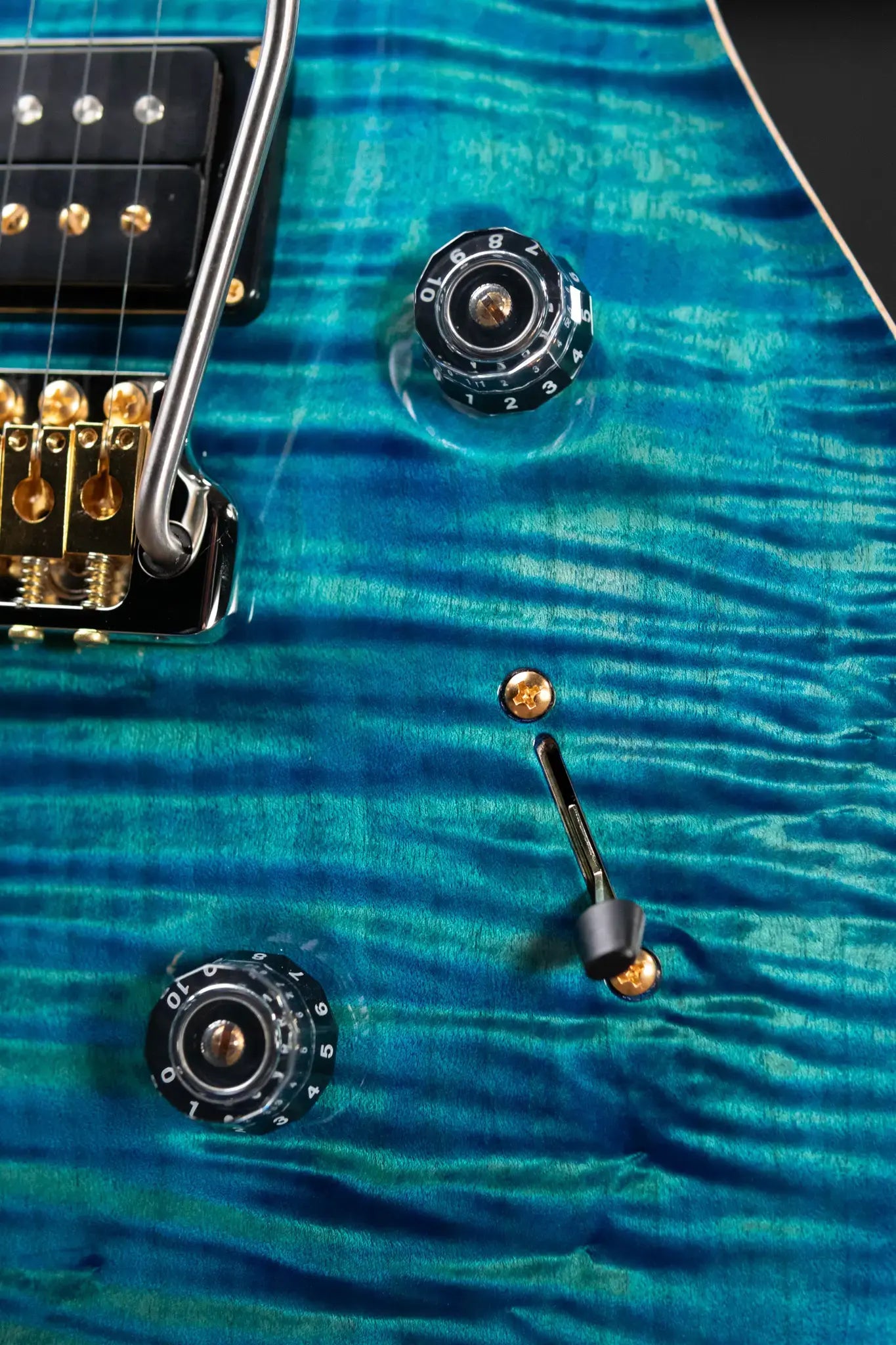PRS Custom 24 10-Top Electric Guitar - Arctic Blue with Hardshell Case