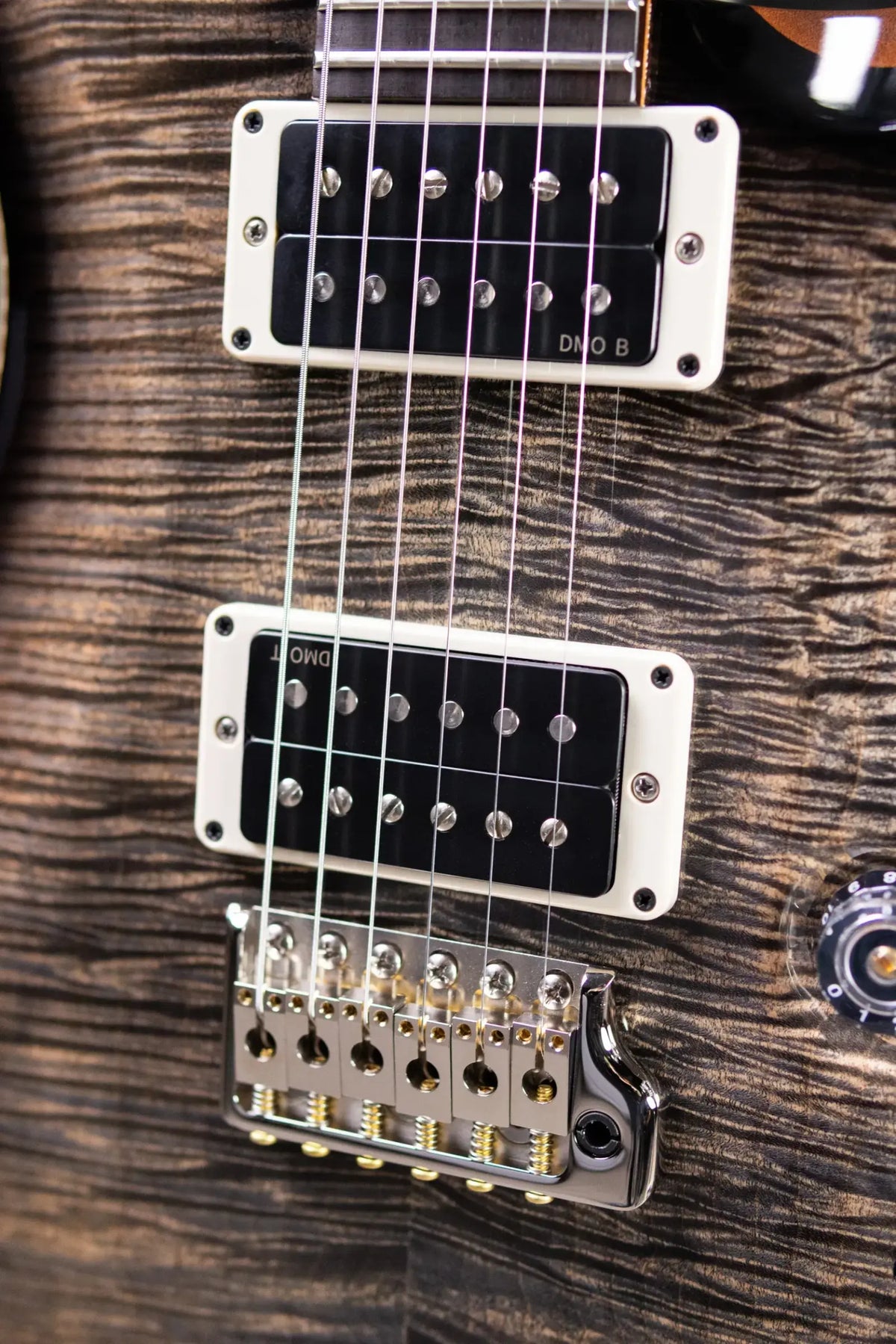PRS Custom 24 "Birds of a Feather" Limited Edition Artist Top Electric Guitar - Charcoal Microburst with Hardshell Case