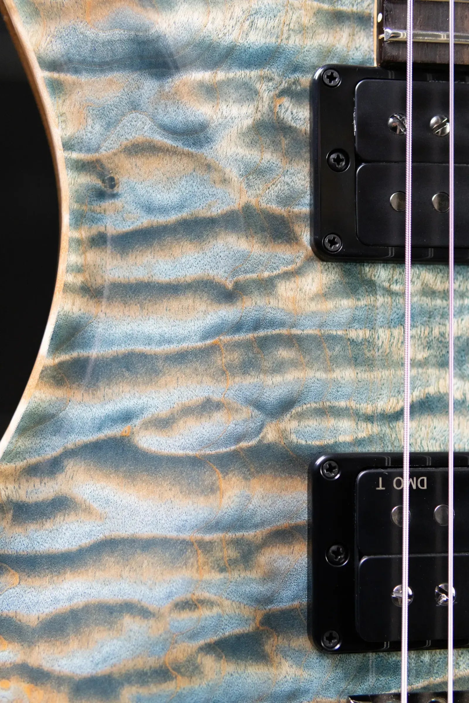 PRS Custom 24 Quilt Maple Artist Top Electric Guitar - Faded Indigo with Hardshell Case