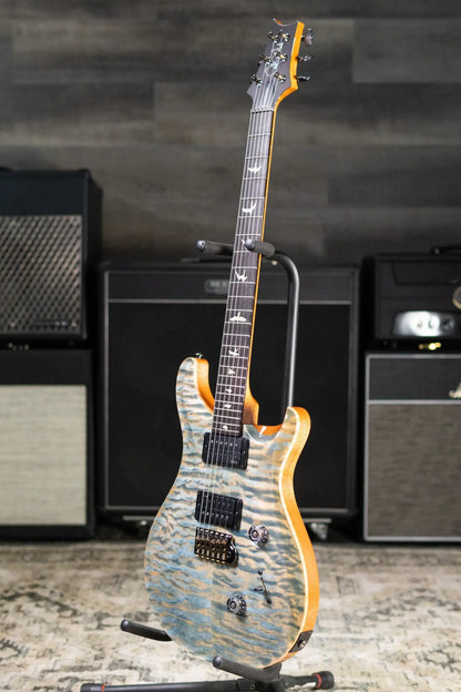 PRS Custom 24 Quilt Maple Artist Top Electric Guitar - Faded Indigo with Hardshell Case