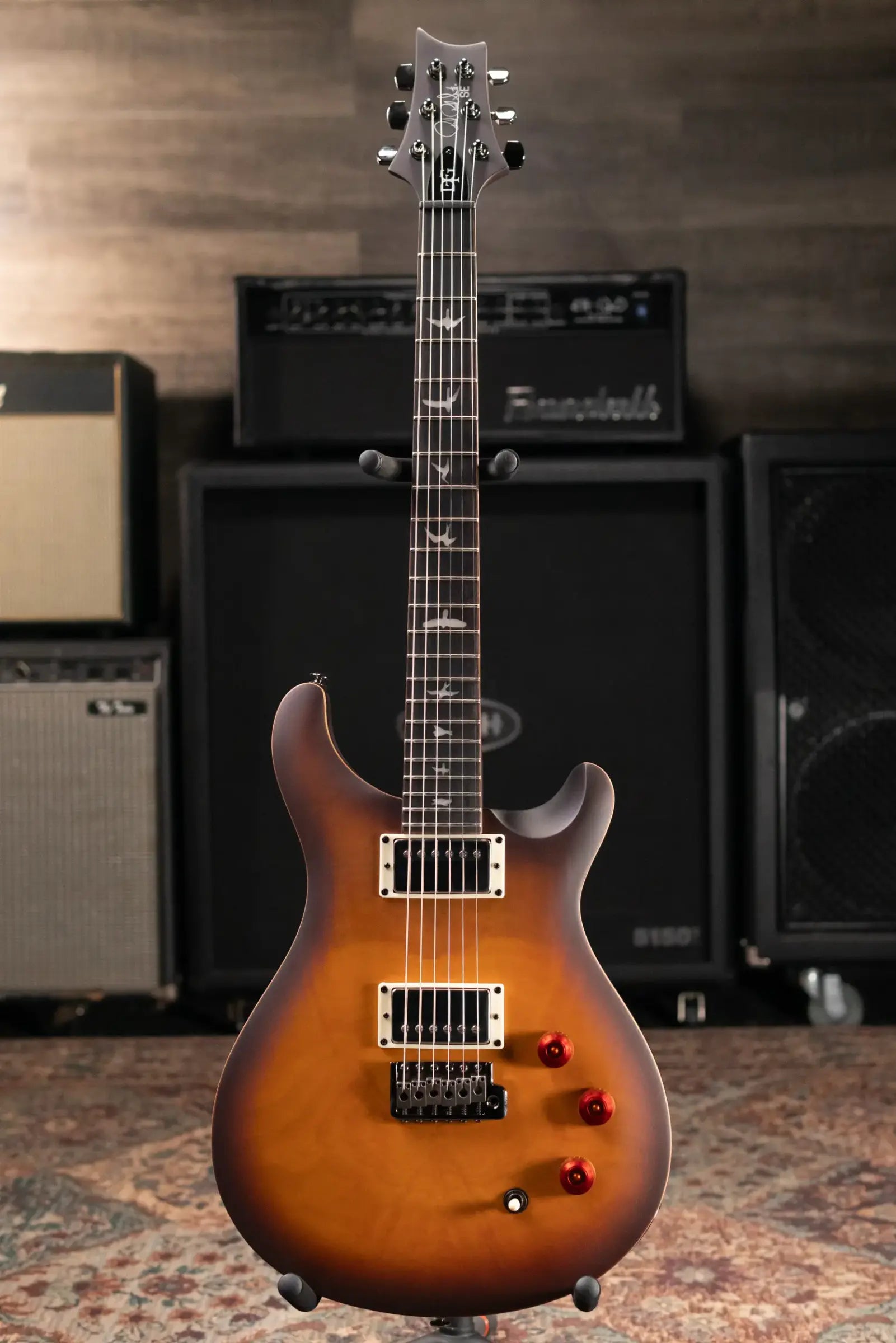 PRS DGB22MT SE DGT David Grissom Solid Body Electric Guitar - McCarty Tobacco Sunburst with Gig Bag