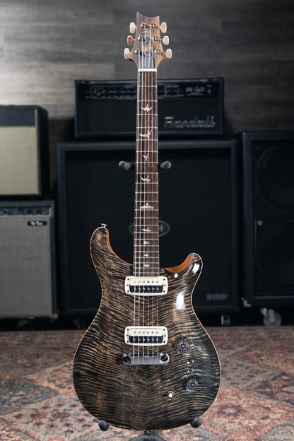 PRS Limited Edition Paul's Guitar Flame Mango Top Electric Guitar - Charcoal with Hardshell Case