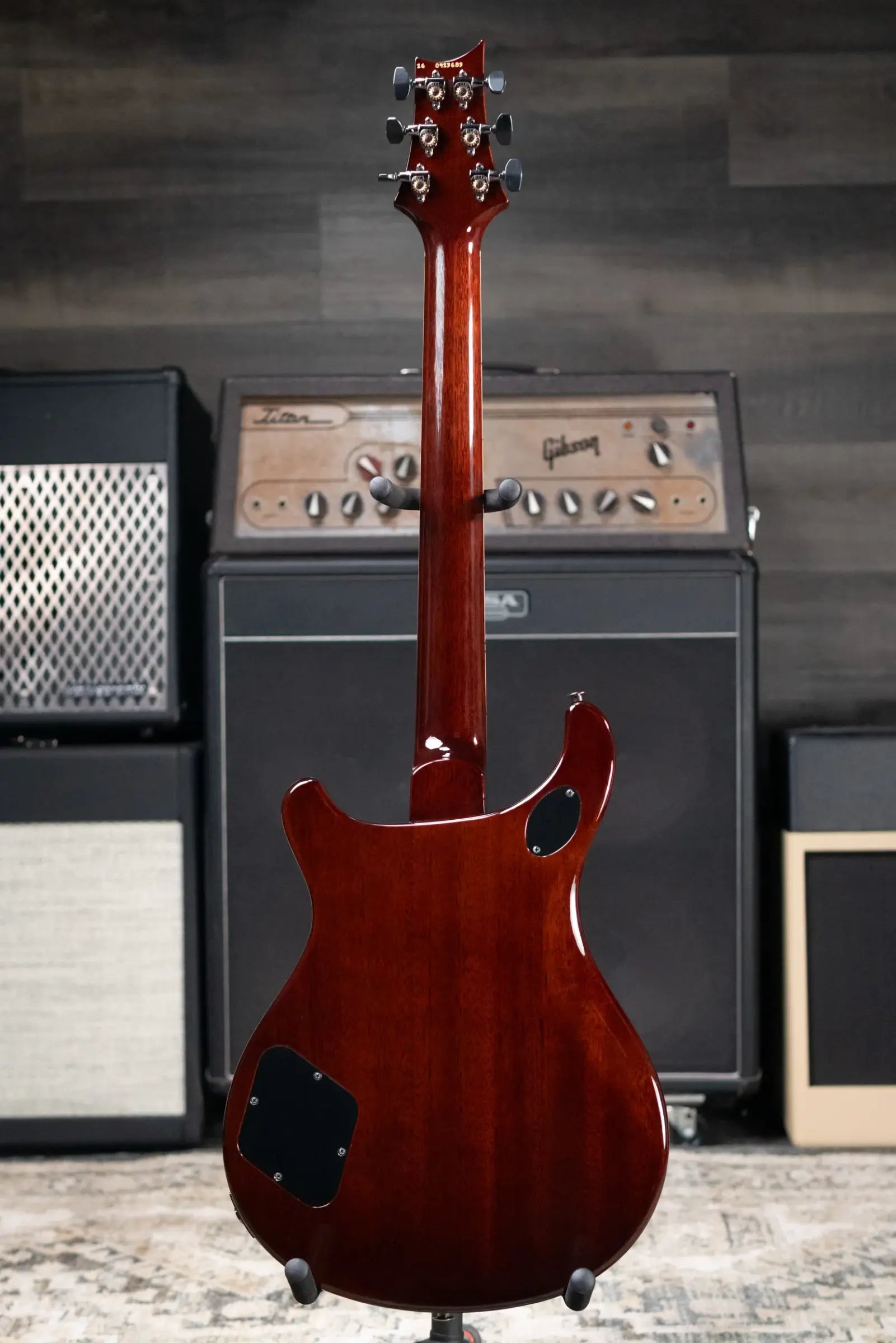PRS Mango Top Limited Edition (1 of 200) 594 McCarty Solid Body Electric Guitar - Black Gold Burst with Hardshell Case