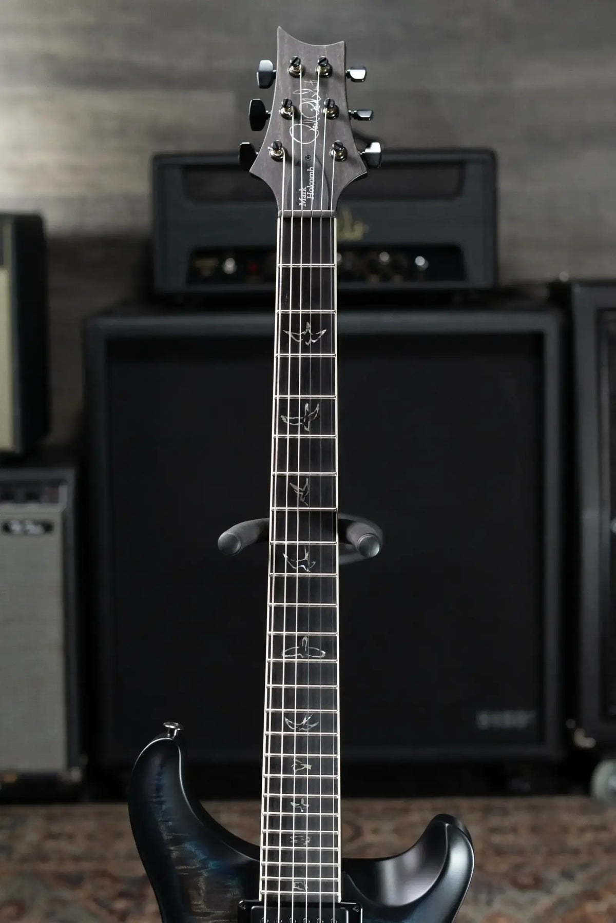 PRS Mark Holcomb Signature Electric Guitar - Blue Wraparound Burst with Hardshell Case - Used