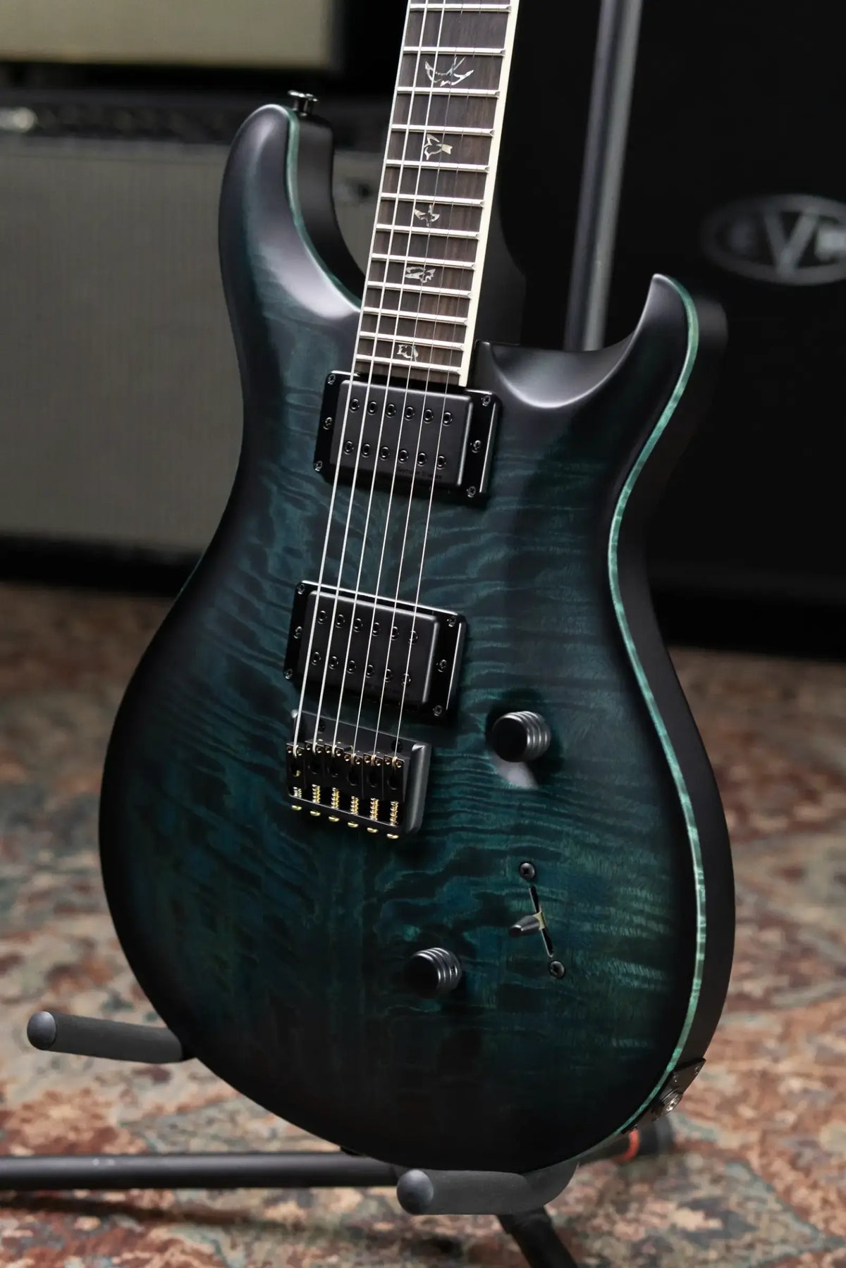 PRS Mark Holcomb Signature Electric Guitar - Cobalt Smokeburst with Hardshell Case