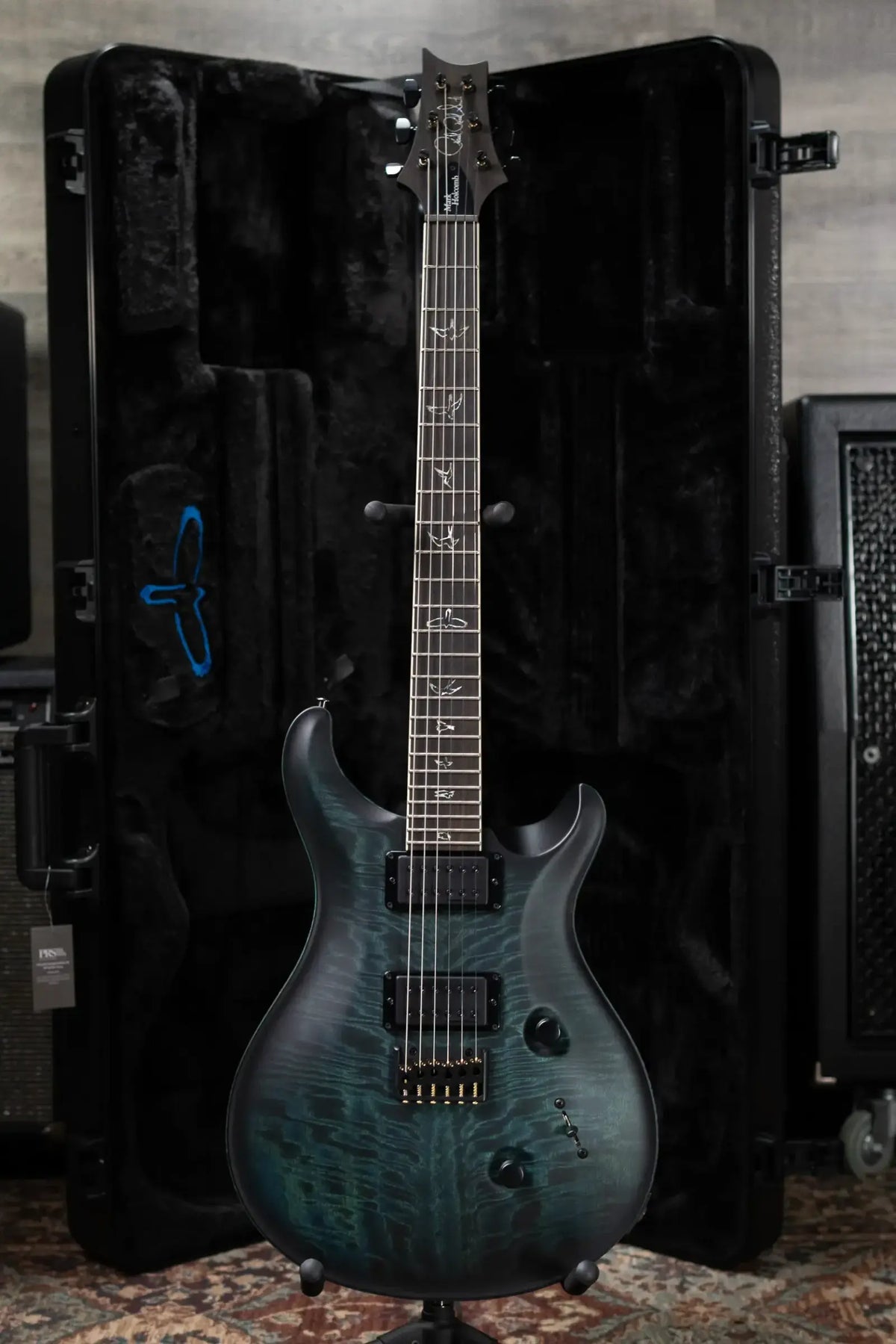 PRS Mark Holcomb Signature Electric Guitar - Cobalt Smokeburst with Hardshell Case