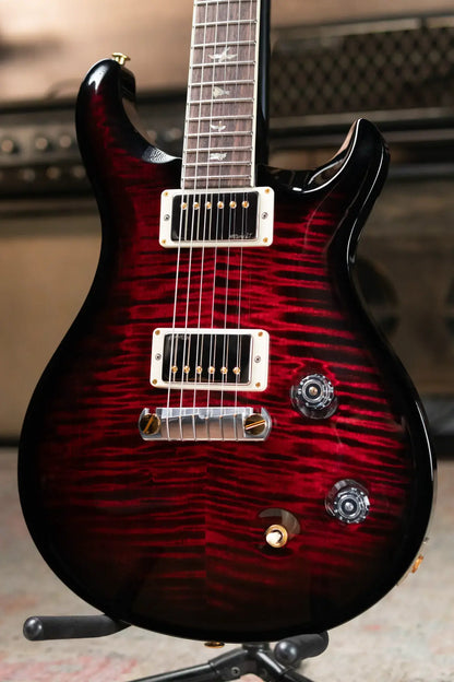 PRS McCarty Flame Maple 10-Top Electric Guitar - Fire Red Wrap Smokeburst with Hardshell Case