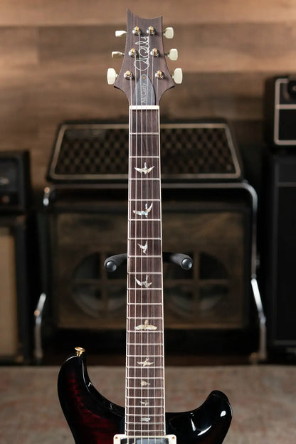 PRS McCarty Flame Maple 10-Top Electric Guitar - Fire Red Wrap Smokeburst with Hardshell Case