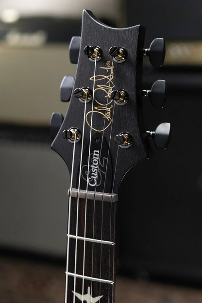 PRS S2 LTD Edition Custom 24 Poplar Burl Top Electric Guitar - Satin Charcoal Burst with Gig Bag