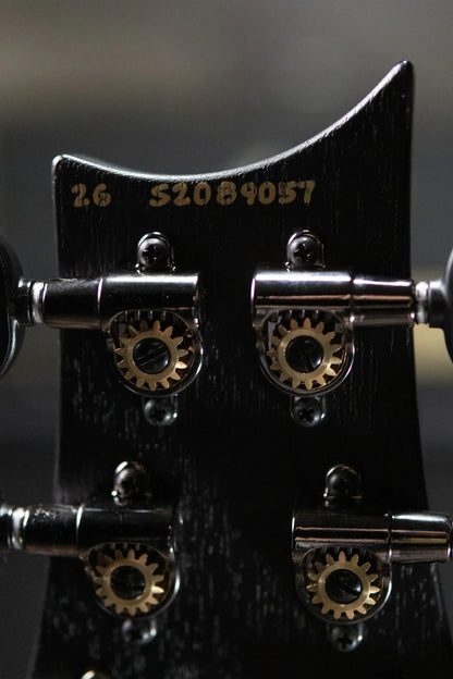 PRS S2 LTD Edition Custom 24 Poplar Burl Top Electric Guitar - Satin Charcoal Burst with Gig Bag