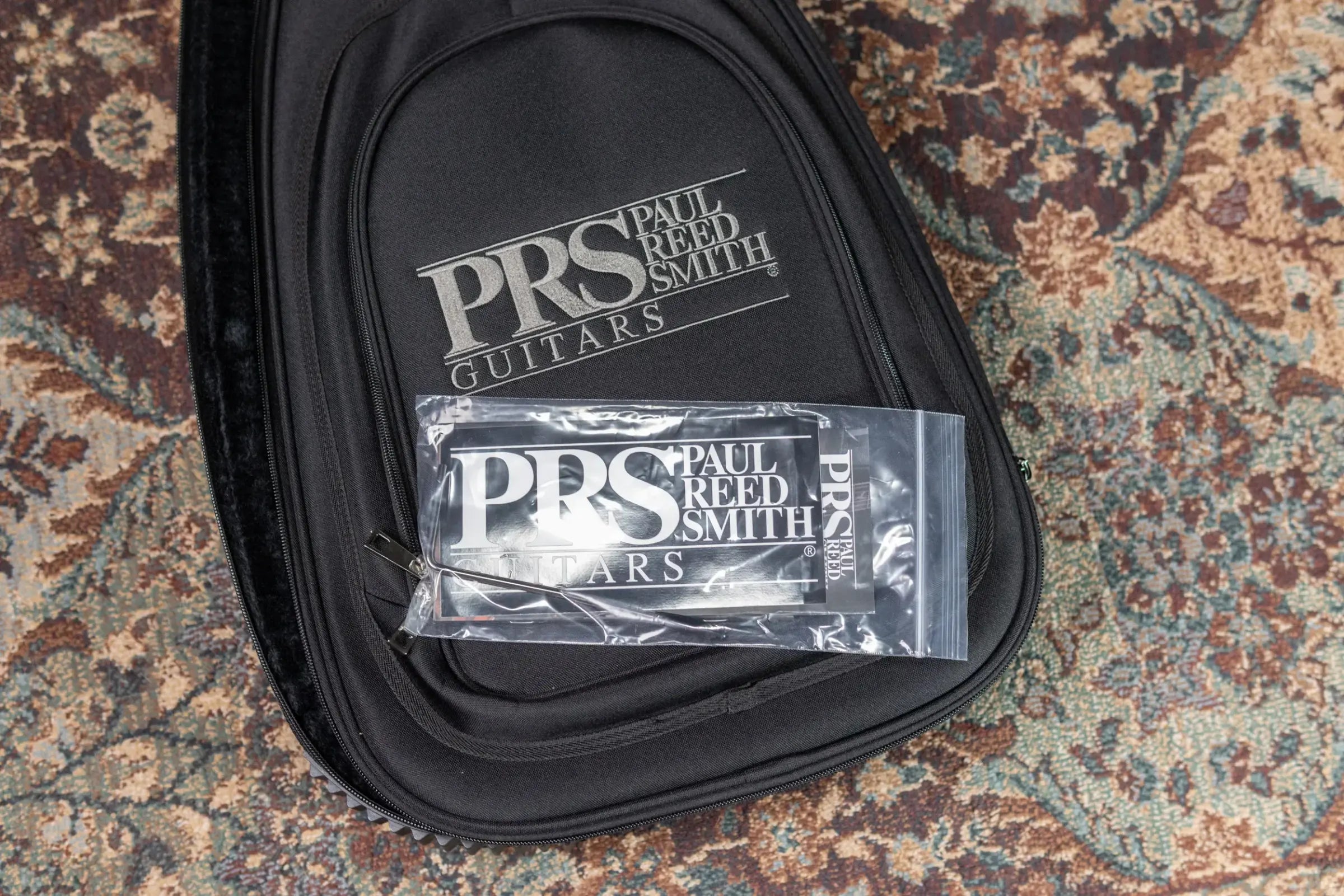 PRS S2 LTD Edition Custom 24 Poplar Burl Top Electric Guitar - Satin Charcoal Burst with Gig Bag