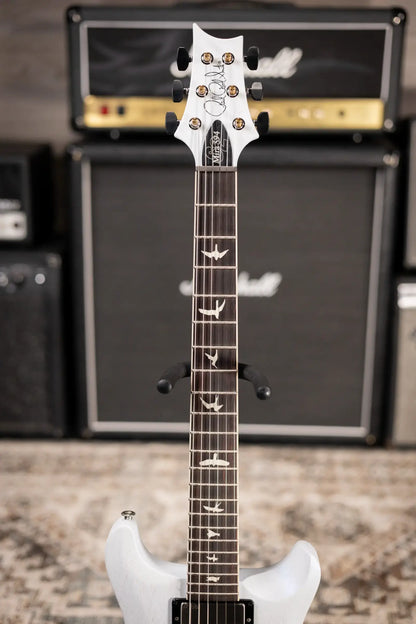 PRS S2 Mira 594 Satin Electric Guitar - Pearl White with Gig Bag - Demo