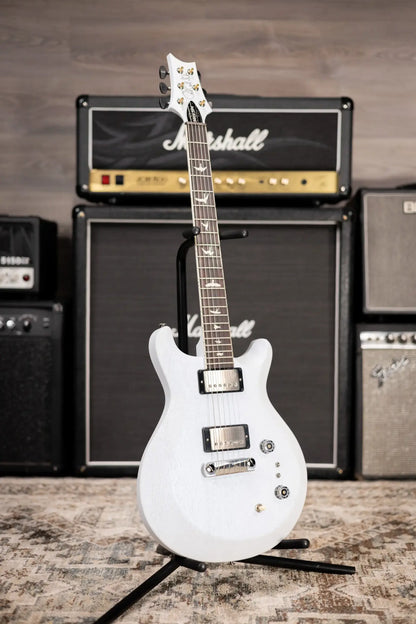 PRS S2 Mira 594 Satin Electric Guitar - Pearl White with Gig Bag - Demo