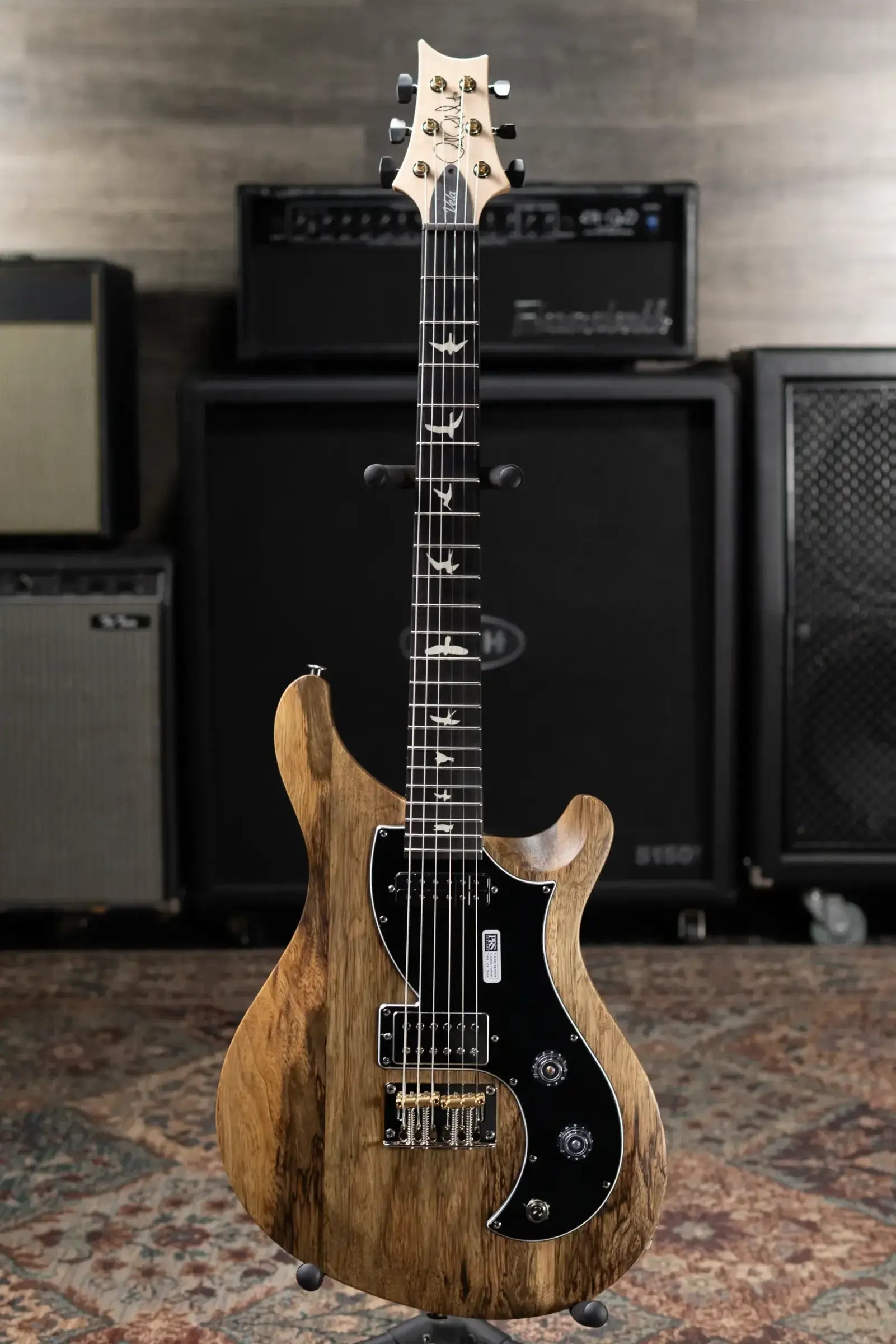 PRS S2 Vela Black Limba Limited Edition Electric Guitar - Natural with Gig Bag