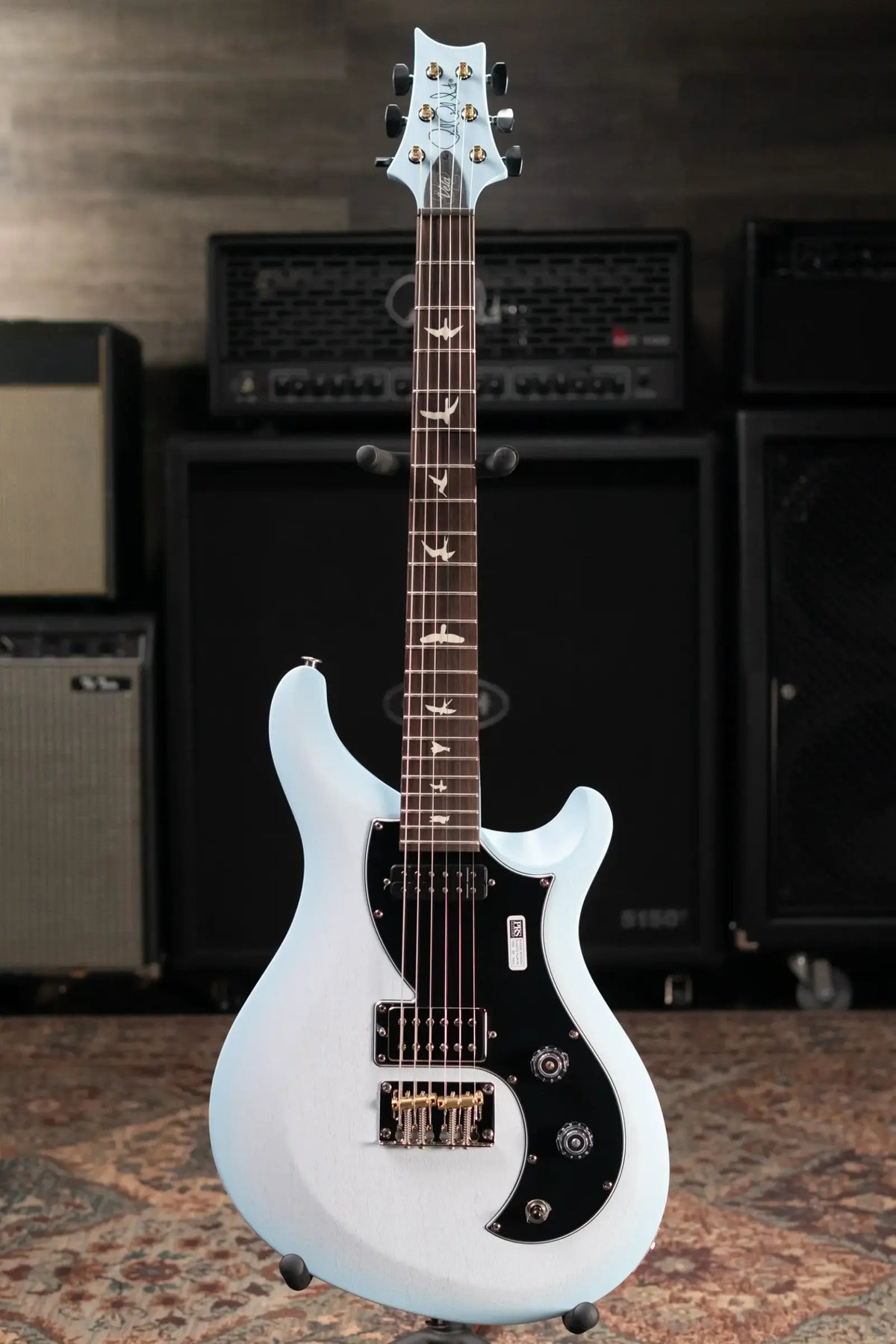 PRS S2 Vela Satin Electric Guitar - Cloud Burst with Gig Bag - Demo