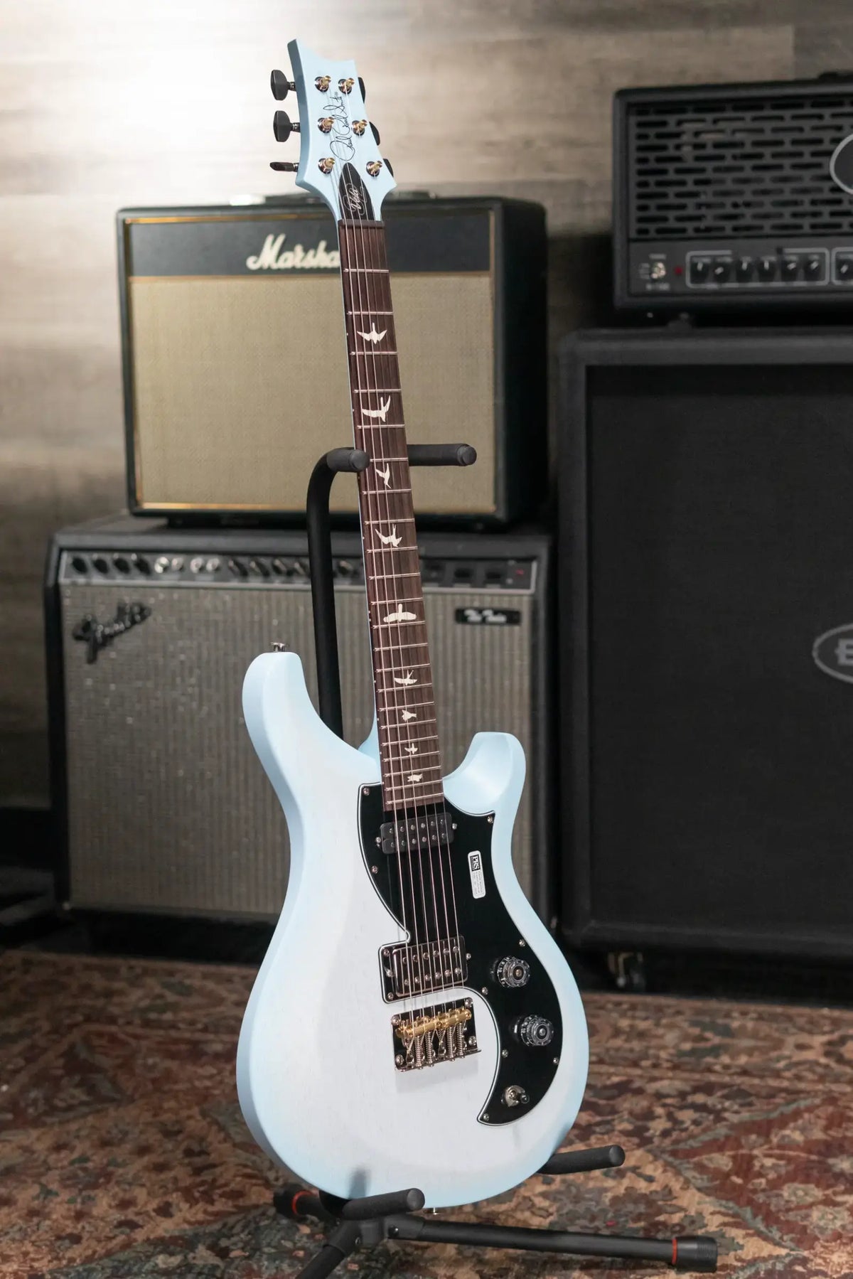 PRS S2 Vela Satin Electric Guitar - Cloud Burst with Gig Bag - Demo