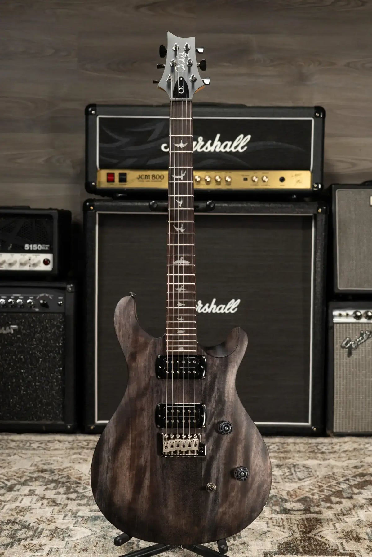 PRS SE 24 Satin Electric Guitar - Charcoal with Gig Bag