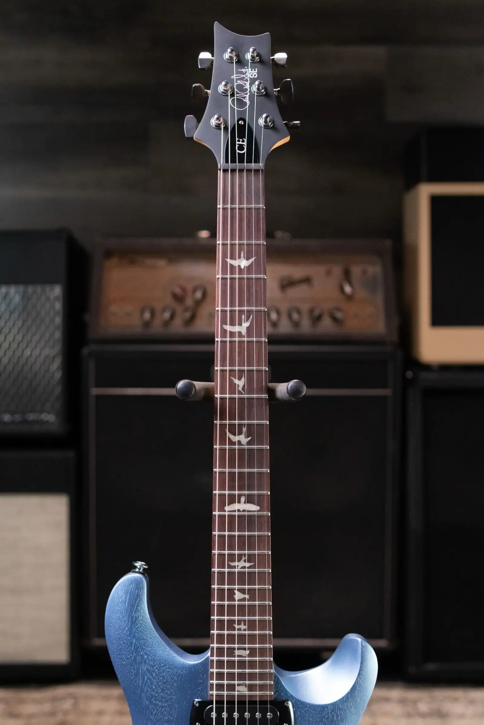 PRS SE CE 24 Electric Guitar - Ice Blue Metallic Satin with Gig Bag