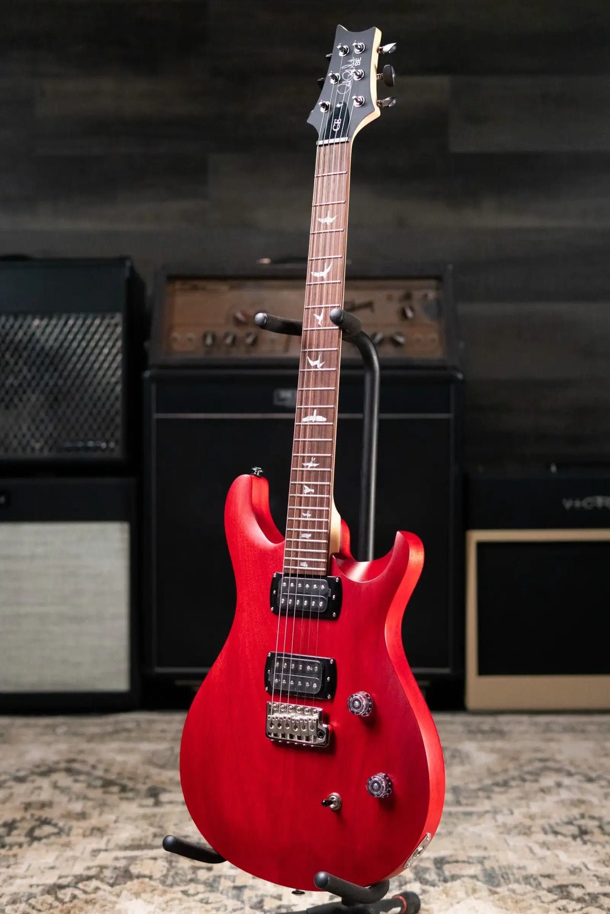 PRS SE CE 24 Electric Guitar - Vintage Cherry with Gig Bag