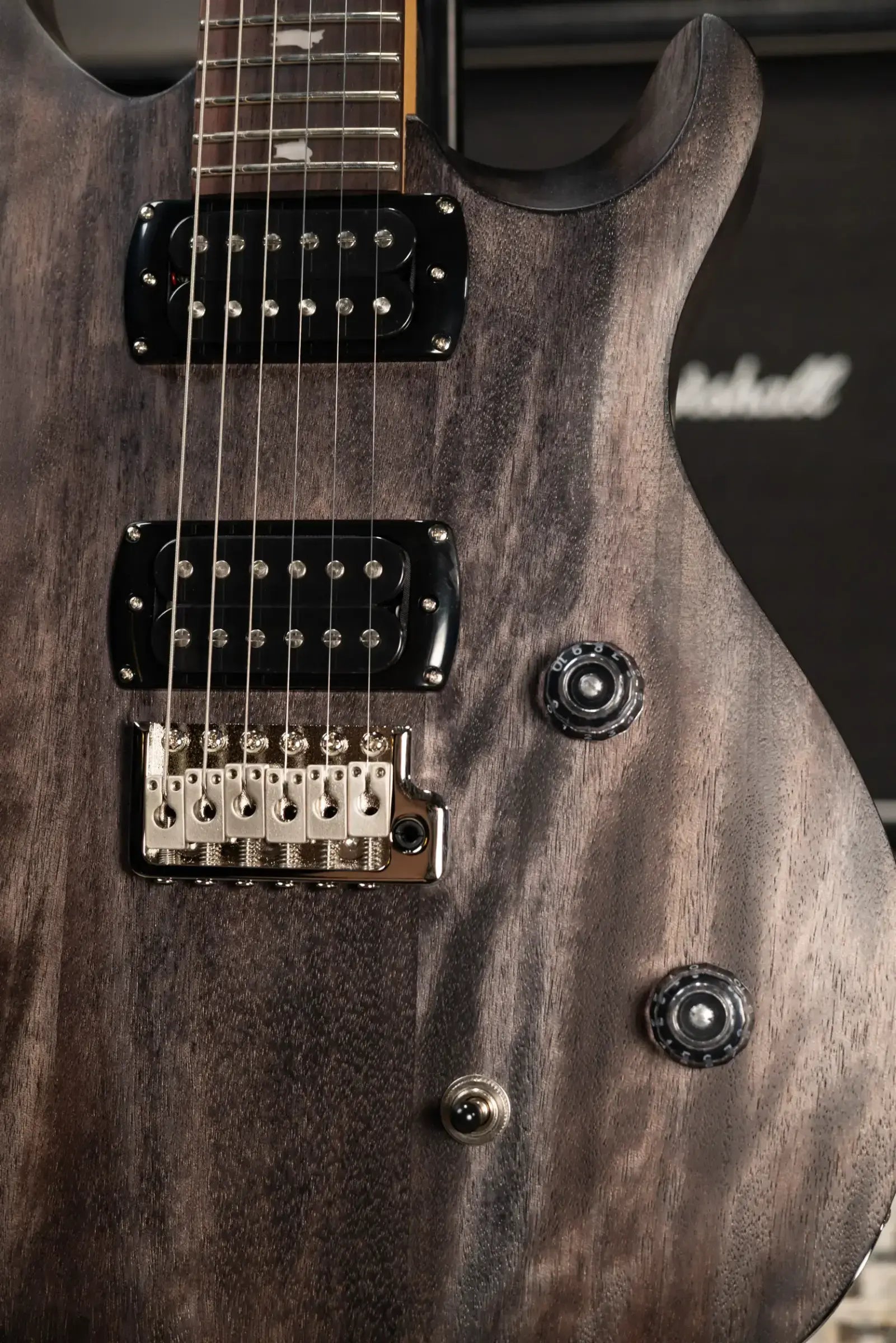 PRS SE CE 24 Satin Electric Guitar - Charcoal with Gig Bag