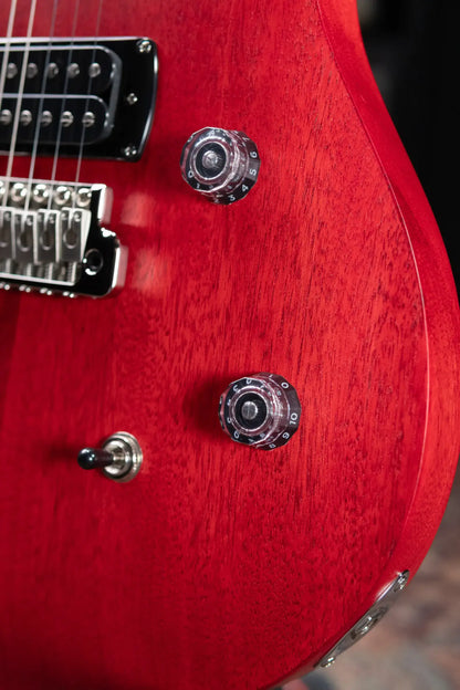 PRS SE CE 24 Solid Body Electric Guitar - Vintage Cherry with Gig Bag