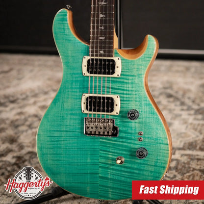 PRS SE Custom 24-08 Electric Guitar - Turquoise with Gig Bag