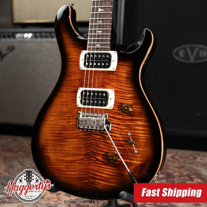 PRS SE Custom 24 Electric Guitar - Black Gold Sunburst with Gig Bag - Demo