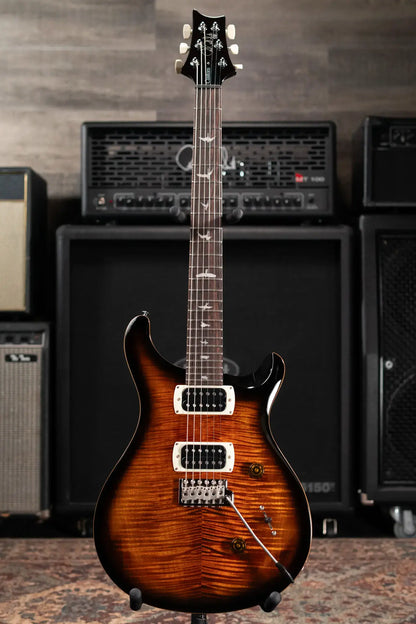 PRS SE Custom 24 Electric Guitar - Black Gold Sunburst with Gig Bag - Demo