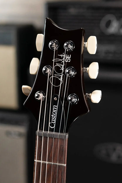 PRS SE Custom 24 Electric Guitar - Black Gold Sunburst with Gig Bag - Demo