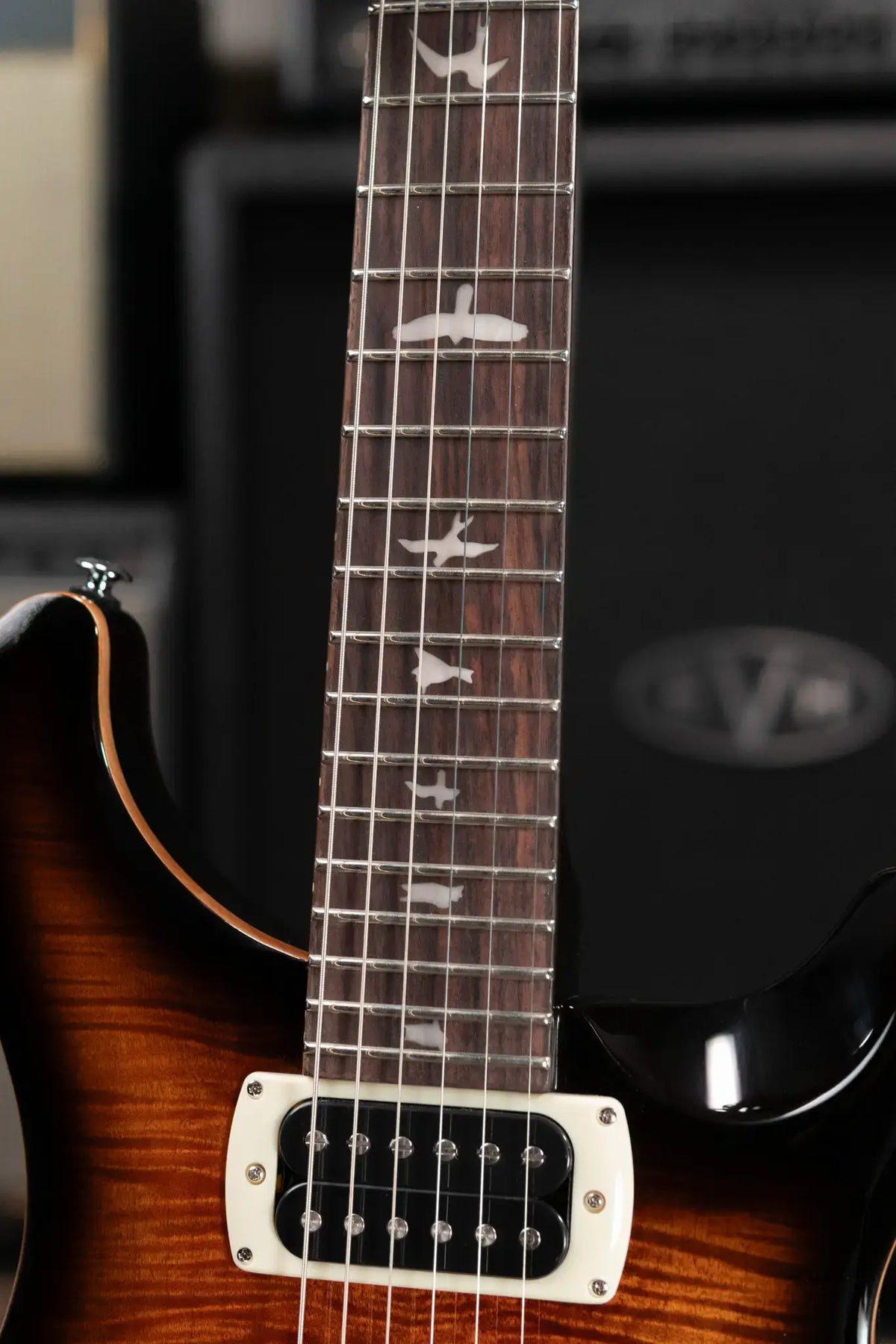 PRS SE Custom 24 Electric Guitar - Black Gold Sunburst with Gig Bag - Demo