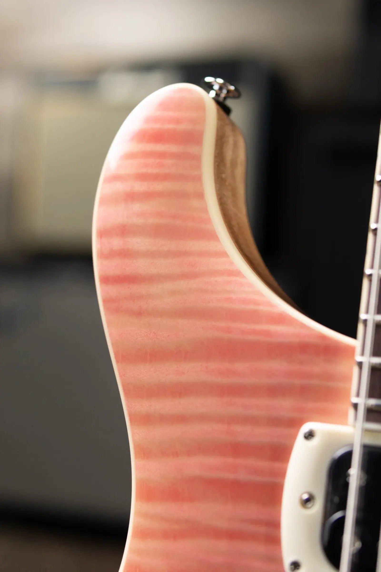 PRS SE Ed Sheeran Baritone Piezo Hollowbody Guitar - Pink Ombre with Premium Gig Bag