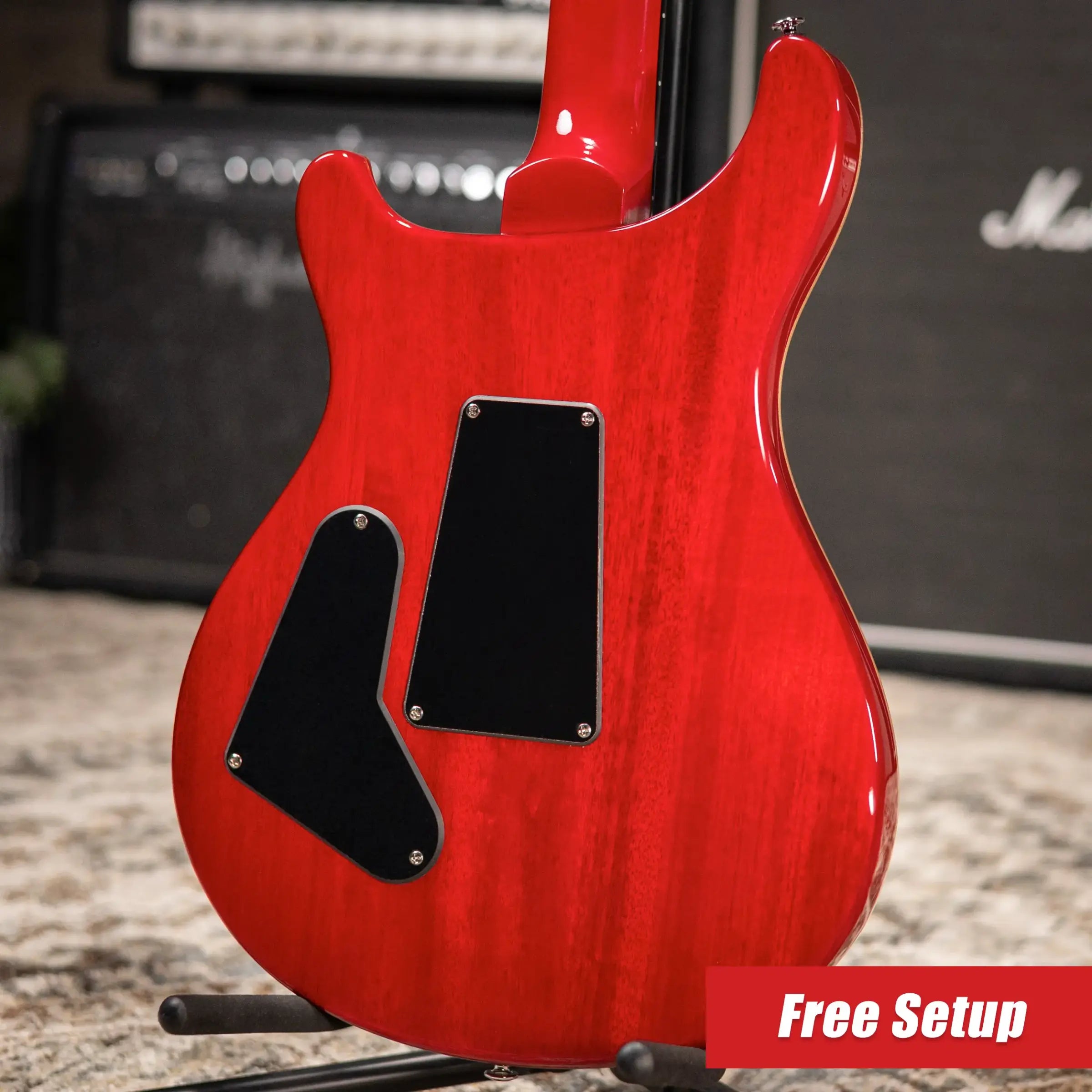PRS SE "Floyd" Custom 24 Electric Guitar - Charcoal Cherry Burst with Gig Bag