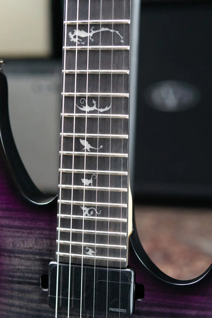 PRS SE Herman Li Signature Chleo Electric Guitar - Charcoal Purple Burst with Gig Bag