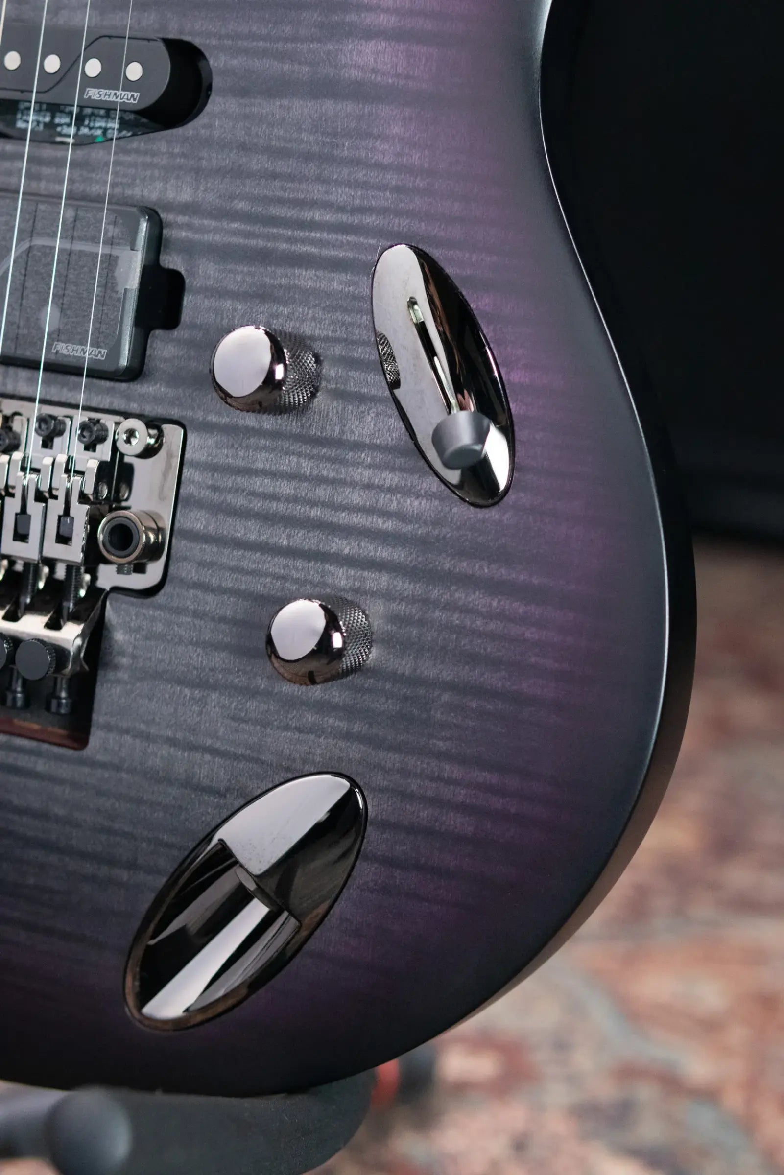 PRS SE Herman Li Signature Chleo Electric Guitar - Charcoal Purple Burst with Gig Bag