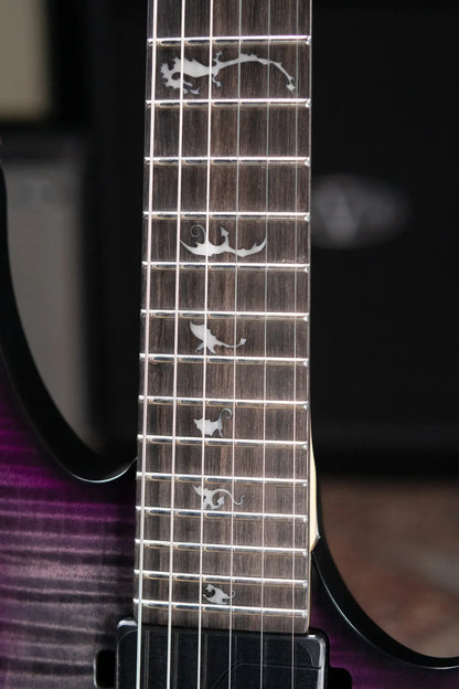 PRS SE Herman Li Signature Chleo Electric Guitar - Charcoal Purple Burst with Gig Bag