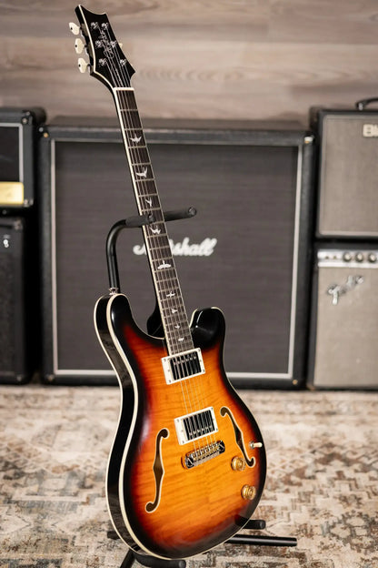 PRS SE Hollowbody Standard Electric Guitar - McCarty Sunburst with Hardshell Case - Used