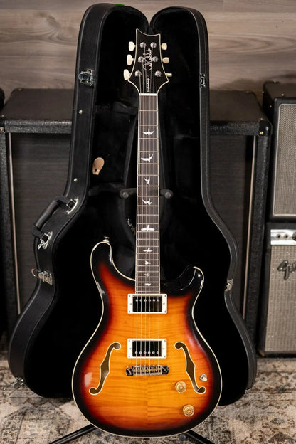 PRS SE Hollowbody Standard Electric Guitar - McCarty Sunburst with Hardshell Case - Used