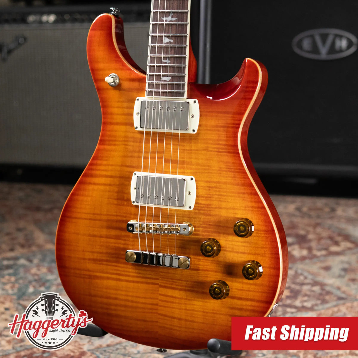 PRS SE McCarty 594 Electric Guitar - Vintage Sunburst with Gig Bag